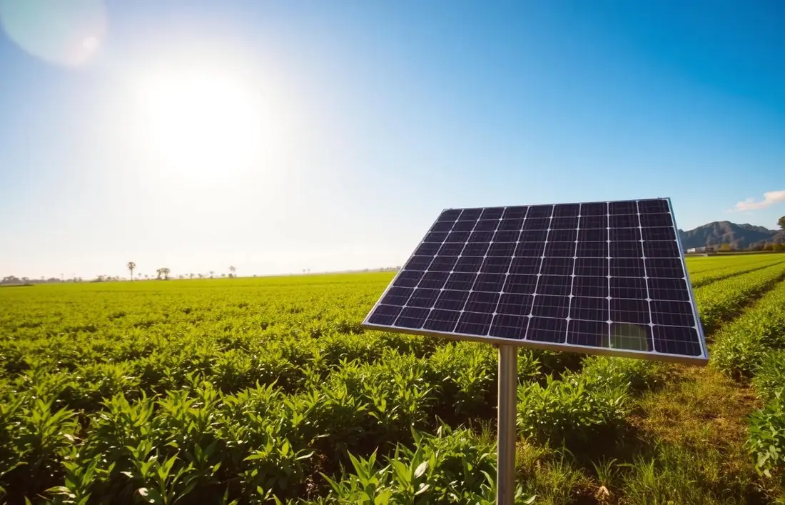 Câmera solar em Terrenos